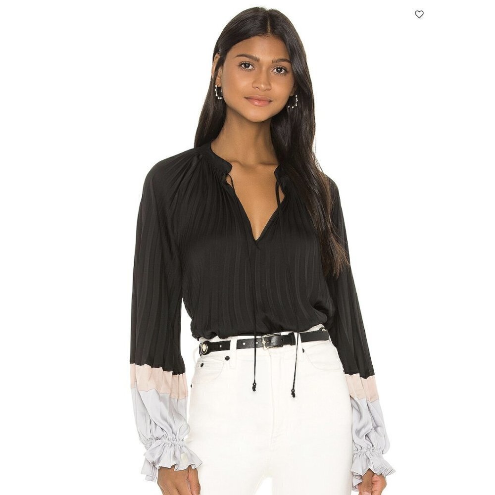 BCBGMAXAZARIA Colorblock Blouse Women’s Size XS